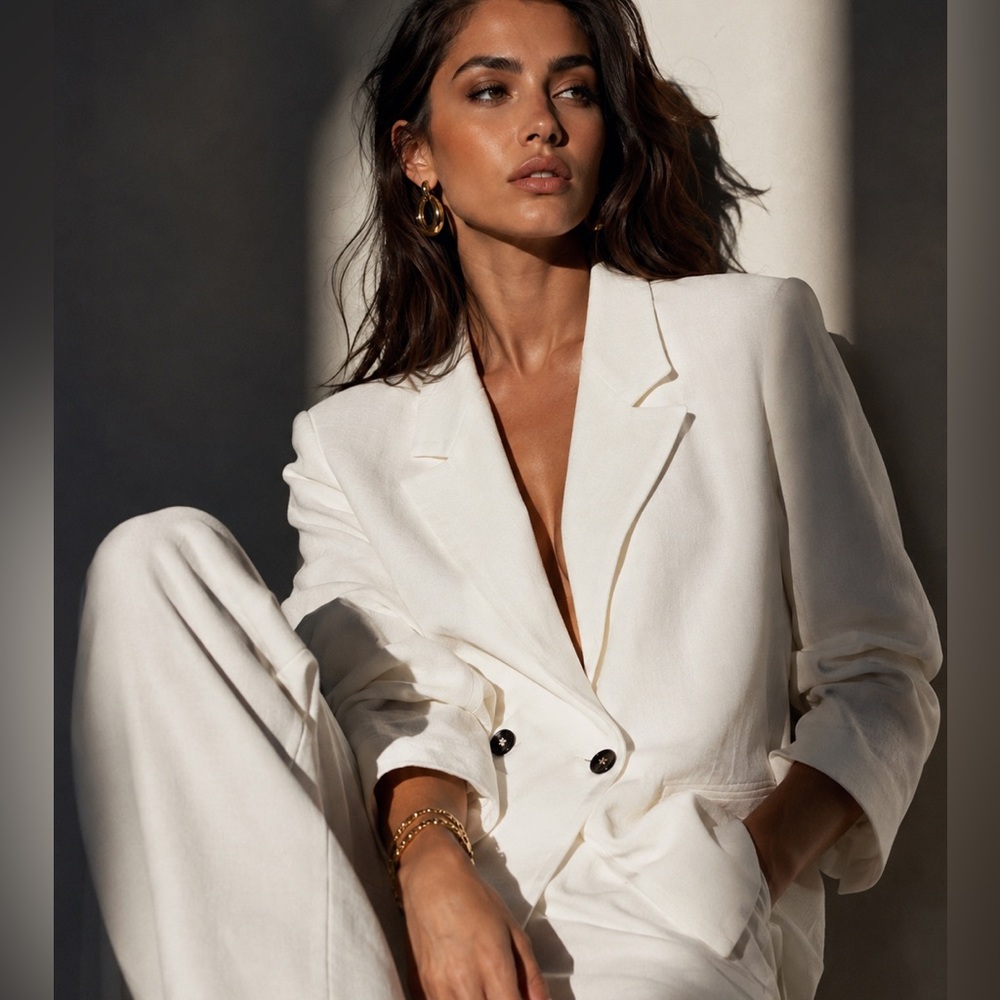 FORE Tailored Double-Breasted Blazer